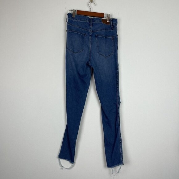 MADEWELL 10" Roadtripper Skinny Jeans High Rise Waist Women's size 27 Distressed - Picture 6 of 9